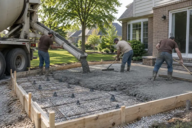 Best Time to Pour Concrete in Indiana
